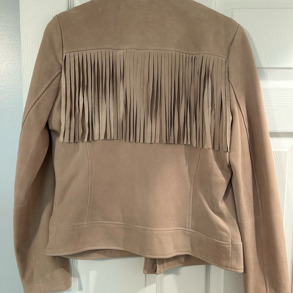 Neiman Marcus Exclusive Women’s Leather Jacket Medium - Picture 5 of 6